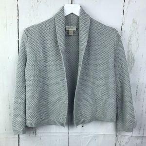 Loft Factory Sparkly Knit Open Cardigan Bolero Sweater Xs